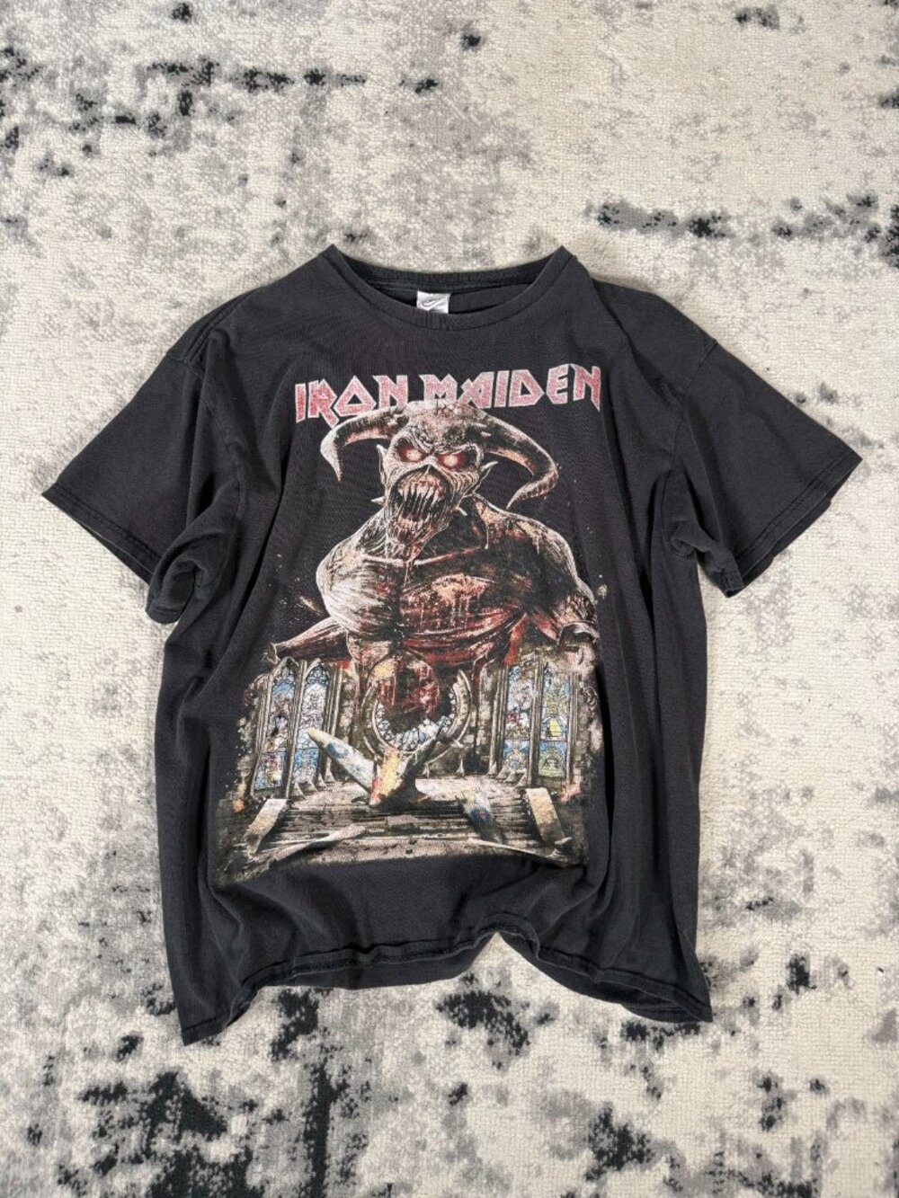 2019 Iron Maiden Legacy of the Beast World Tour Faded T-Shirt
